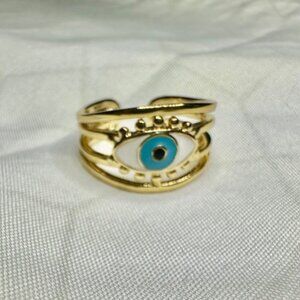 Share Gold Plated Stainless Steel Ring For women